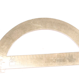 Old Brass Protractor