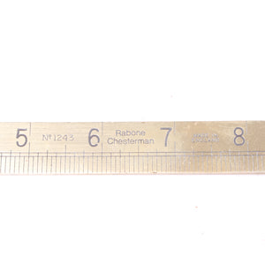 Rabone Chesterman Folding Brass Rule No 1243 - 24"