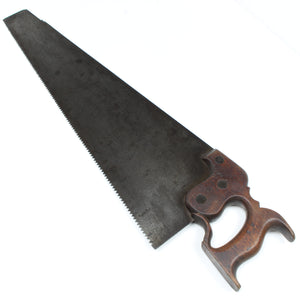 Old James Gregg Hand Saw - 24” (Beech)