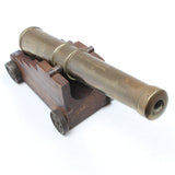 Old Solid Brass Cannon Ornament