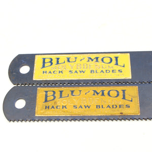 2x Blu Mol Millers Falls Hack Saw Blades 12" No 2410 M (USA)