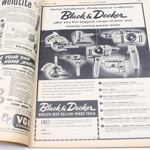 3x Old Practical Householder Magazines, 1959-1960