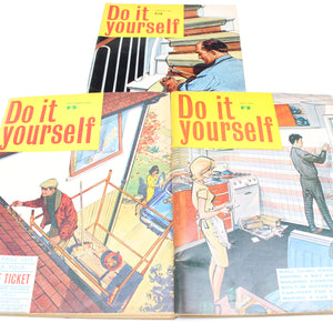 3x Old Do It Yourself Magazines, 1964-1965