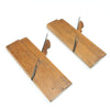 2x Wooden Round Planes (Beech)