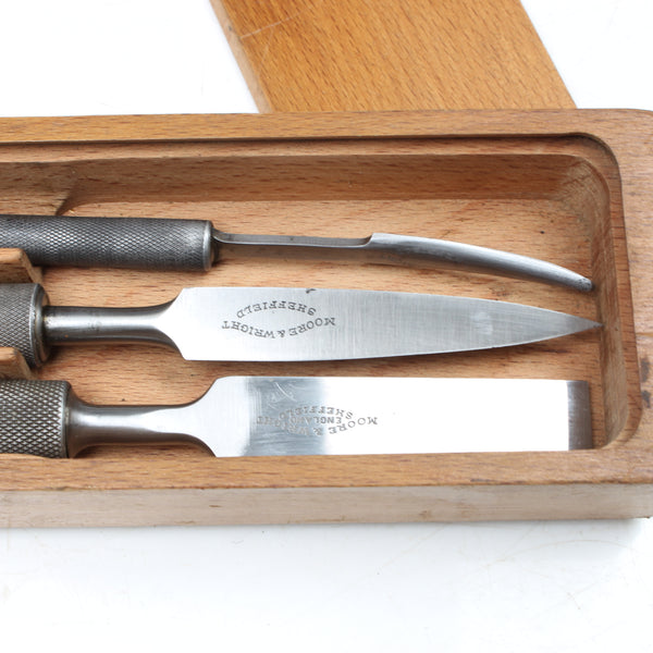 Moore & Wright Scraper Set (Sheffield, England) – OldTools.co.uk