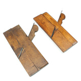 2x Hollow and Round Planes (Beech)