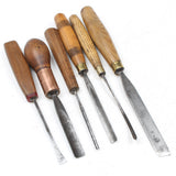 6x Wood Carving Tools (Ash, Beech)