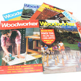 7x Woodworker Magazines 1975