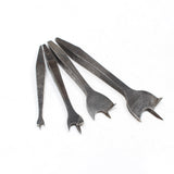 4x Old Drill Bits - 1/4" - 1 9/16"