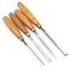 4x Woodcarving Tools (Beech, Boxwood)