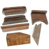 6x Old Wooden Templates (Beech)