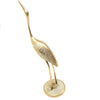 Old Brass Stork Ornament