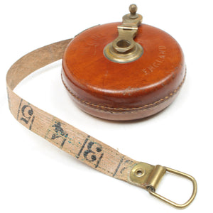 Chesterman Treble Leather Tape Measure No. 1534 - 33ft