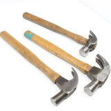 3x Old Claw Hammers (Ash, Hickory)