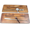 2x Narrow Wooden Hollow Planes (Beech)