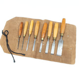 8x Old Woodwork Chisel Set (Boxwood)