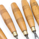 Old Henry Taylor Wood Carving Tools Set (Beech)