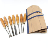 Old Henry Taylor Wood Carving Tools Set (Beech)