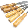 5x Old Sorby Firmer Chisels - 1/4" - 1 1/2" (Ash) (UK)