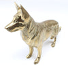 Old Brass Dog Ornament