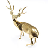 Old Brass Stag Ornament