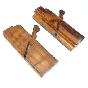 2x Moon Wooden Bead Planes - 1/8, 6/8 (Beech)