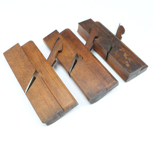 3x Gough & Bowen Hollow & Round Planes - 15H, 17R, 17H (Beech)