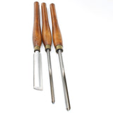 3x Long Woodturning Tools - UK ONLY