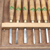 Old 12pc Henry Taylor Wood Carving Tools Set (Beech)