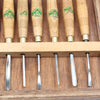 Old 12pc Henry Taylor Wood Carving Tools Set (Beech)