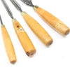 4x Old Outcannel Firmer Gouges (Boxwood)