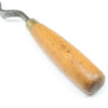 Old Frank Howell Cranked Paring Gouge - 31mm (Boxwood)