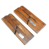 2x Buck Hollow & Round Planes (Beech)