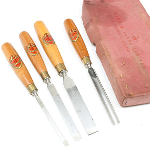 Old Ward & Payne Chisels and Gouge Set (Beech)