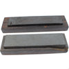 2x Boxed Oilstone Sharpening Stones & Slipstone (Mahogany, Oak)