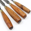 4x Old Marples Gouges / Chisels (Boxwood)