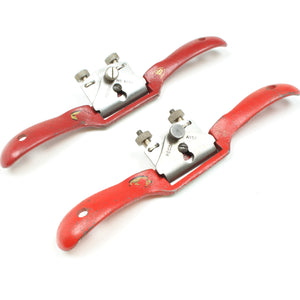 SOLD - Adjustable Record Spokeshaves - Flat & Round - No. A151