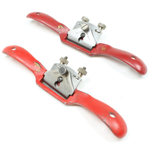 SOLD - Adjustable Record Spokeshaves - Flat & Round - No. A151