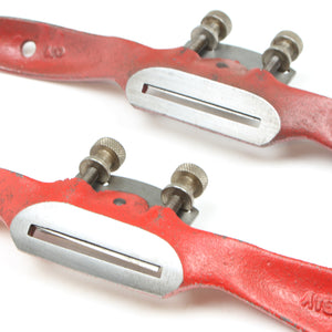 SOLD - Adjustable Record Spokeshaves - Flat & Round - No. A151