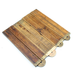 4x Old Wooden Folding Rules Collection (Boxwood)