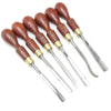 6x Marples Wood Carving Tools (Mahogany)