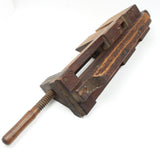 Old Large Wooden Mitre Chop / Clamp / Vice (Beech)