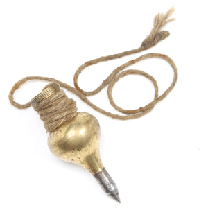 Old Brass Plumb Bob - 100g