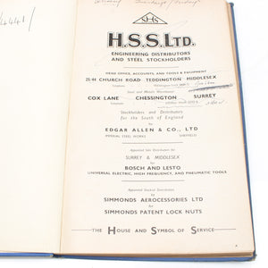 Old HSS Ltd and Ward Tool Books