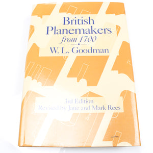 British Planemakers From 1700 Book, WL Goodman