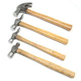 4x Old Stanley Hammers (Hickory)