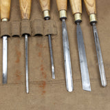 Old Marples Wood Carving Tools Set (Ash)