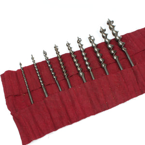 Old Twist Auger Drill Bits Set