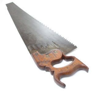 SOLD - Old James Gregg Rip Saw - 28”- 3 1/2tpi (Beech)