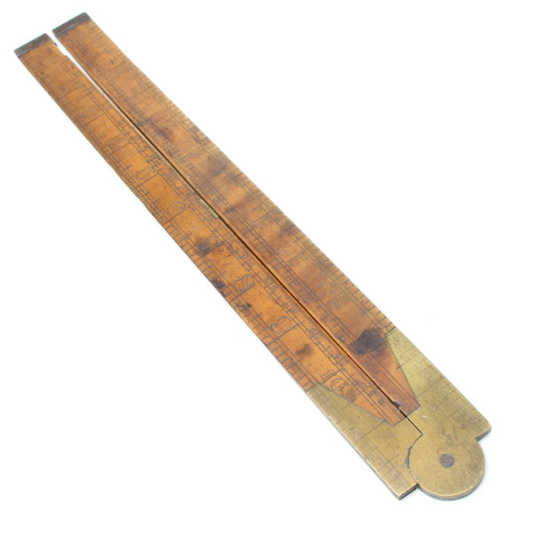 Old Early Wooden Slide Rule (Boxwood) – OldTools.co.uk